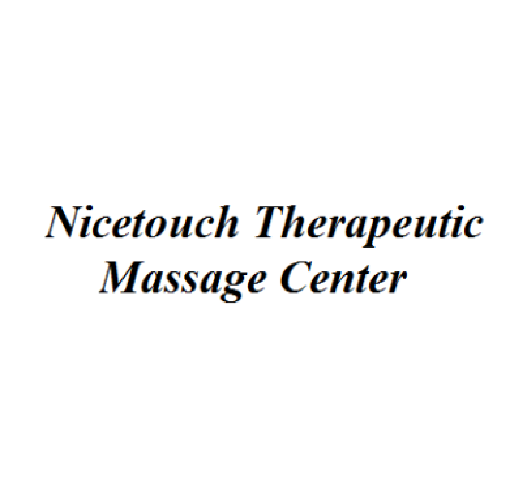 Nicetouch Therapeutic Massage Center